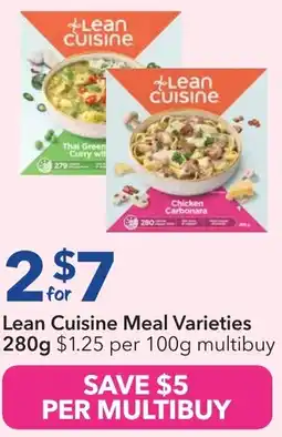 Ritchies Lean cuisine meal offer