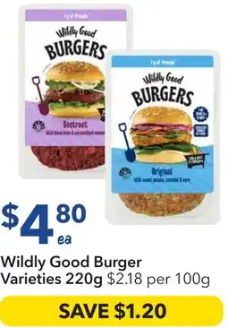 Ritchies Wildly good burger offer