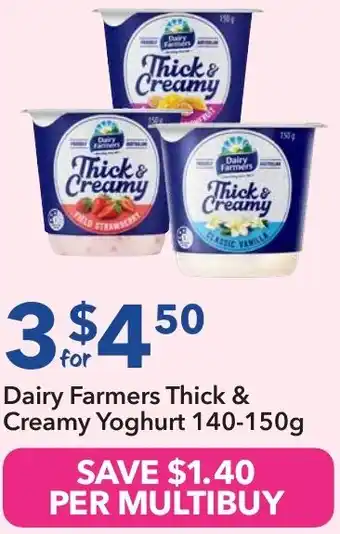 Ritchies Dairy farmers thick & creamy yoghurt offer