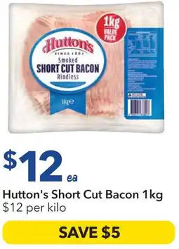 Ritchies Hutton's short cut bacon offer