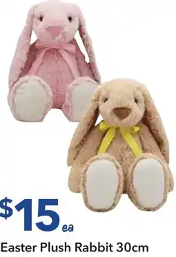 Ritchies Easter plush rabbit offer