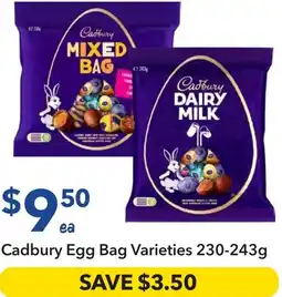Ritchies Cadbury Egg Bag offer