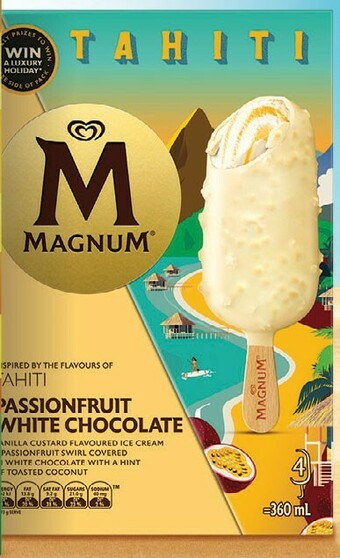 Coles Streets Magnum Sticks 4 Pack-6 Pack or Tub 440mL offer