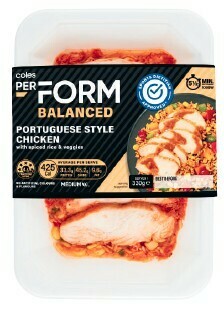 Coles Coles Frozen Perform Meals 330g-340g offer