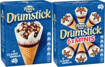 Coles Peters Drumstick 4 Pack-6 Pack offer