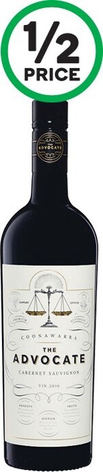 Woolworths The Advocate Cabernet Sauvignon 750ml offer