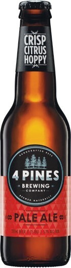Woolworths 4 Pines Pale Ale Bottles 6x330ml offer