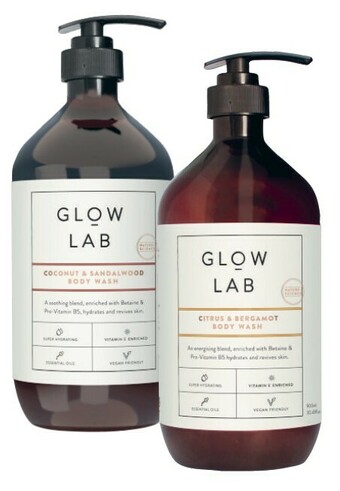 Coles Glow Lab Body Wash 900mL offer