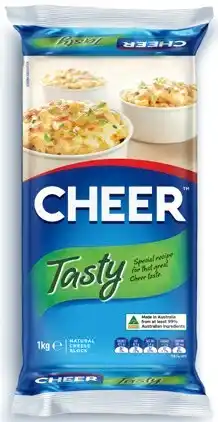 IGA Cheer Tasty or Colby Cheese Block 1kg offer