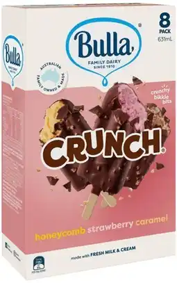 IGA Bulla Ice Cream Sticks Selected Varieties offer