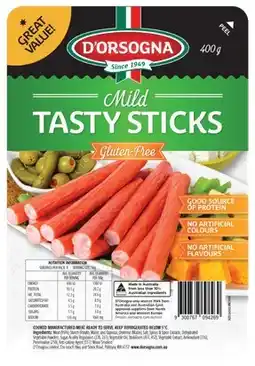 IGA D’Orsogna Tasty Sticks Selected Varieties offer