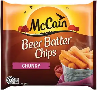 McCain Beer Batter Chips Selected Varieties