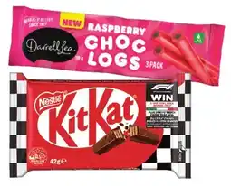IGA Nestlé Medium Bars 35‑50g or Darrell Lea Choc Logs 3 Pack Selected Varieties offer