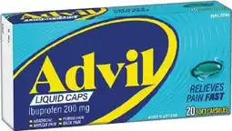 IGA Advil Ibuprofen 200mg Liquid Capsules offer