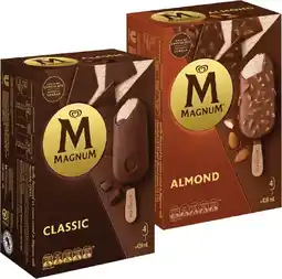 IGA Streets Magnum Ice Creams 4 Pack or Mini 6 Pack Selected Varieties offer