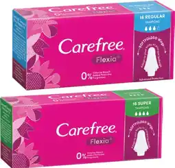 IGA Carefree Flexia Regular or Super Tampons 16 Pack offer