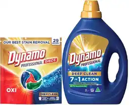 IGA Dynamo Professional Laundry Liquid 2 Litre or Capsules 29 Pack Selected Varieties offer