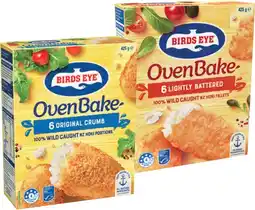 IGA Birds Eye Oven Bake Fish Fillets Selected Varieties offer