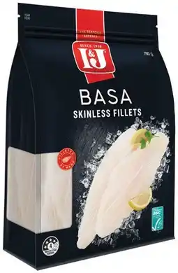 IGA I&J Basa Skinless Fillets offer