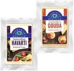 IGA Tasmanian Heritage Cheese Selected Varieties offer