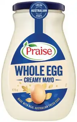 IGA Praise Whole Egg Creamy Mayo offer
