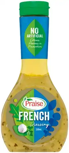 IGA Praise Dressing Selected Varieties offer