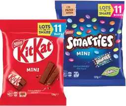IGA Nestlé KitKat, Smarties or Milky Bar Fun Size 11 Pack Selected Varieties offer