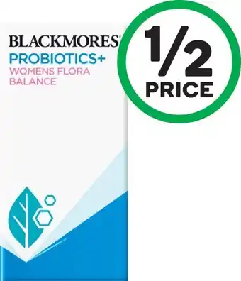 Woolworths Blackmores Probiotics Womens Flora Balance Capsules Pk 30~ offer