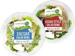 IGA Community Co Caesar Salad Bowl 200g or Asian Style Salad Bowl 230g offer