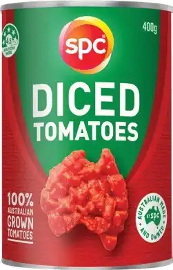 IGA SPC Diced or Crushed Tomatoes 400‑410g Selected Varieties offer
