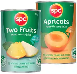 IGA SPC Canned Fruit in Juice Selected Varieties offer