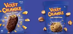 IGA Violet Crumble, Hershey’s or Reese’s Ice Cream 1 Litre or 4 Pack Selected Varieties offer