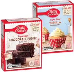 IGA Betty Crocker Super Moist Baking Mix 370‑450g Selected Varieties offer