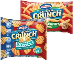 IGA Birds Eye Golden Crunch Potato Chips 900g, Lattice or Sidewinders Chips 750g Selected Varieties offer