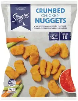IGA Steggles Chicken Nuggets or Finger 1kg Selected Varieties offer
