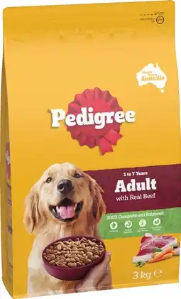 IGA Pedigree Dry Dog Food 2.5‑3kg Selected Varieties offer