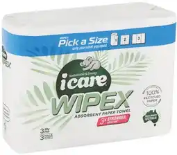 IGA Icare Wipex Pick a Size Paper Towel offer