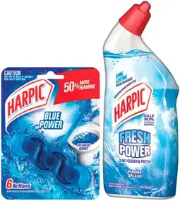 IGA Harpic Fresh Power Liquid Toilet Cleaner 700mL or Rim Block 39g* Selected Varieties offer