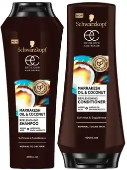 IGA Schwarzkopf Extra Care Hair Repair Shampoo or Conditioner 400mL Selected Varieties offer
