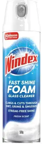 IGA Windex Fast Shine Foam Glass Cleaner offer