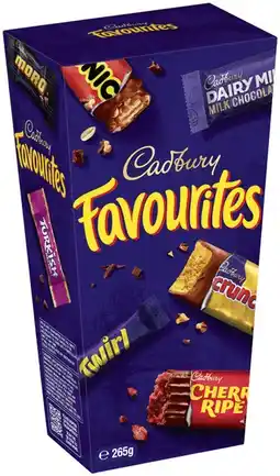 IGA Cadbury Favourites Selected Varieties offer