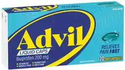 IGA Advil Ibuprofen 200mg Liquid Capsules offer