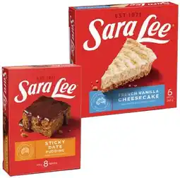 IGA Sara Lee Cheesecake 360‑425g or Pudding 475g Selected Varieties offer