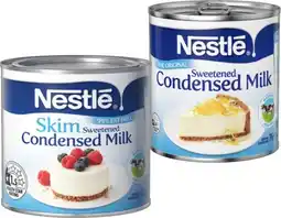 IGA Nestlé Sweetened Condensed Milk 395‑410g Selected Varieties offer