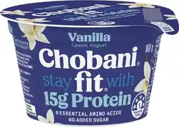 IGA Chobani Fit Protein Greek Yogurt Pot 160g, Flip 140-142g or Pouch 150g Selected Varieties offer
