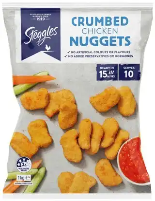 IGA Steggles Chicken Nuggets Selected Varieties offer