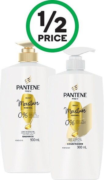 Pantene Shampoo or Conditioner 900ml