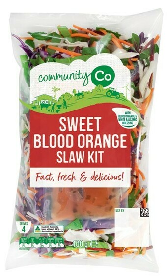 IGA Community Co Sweet Blood Orange Slaw Kit 400g offer