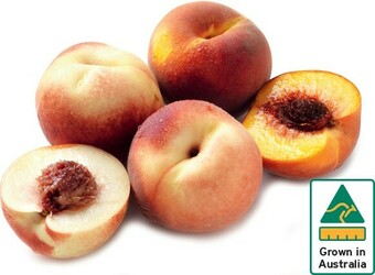Australian Yellow or White Peaches