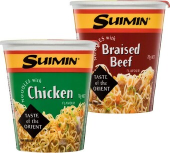 IGA Suimin Cup Noodles 50-70g Selected Varieties offer